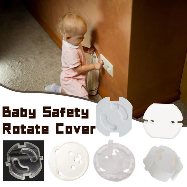 4 Baby Children Safety Plug Socket Covers Protector J8V6 Mains Electric L5R2
