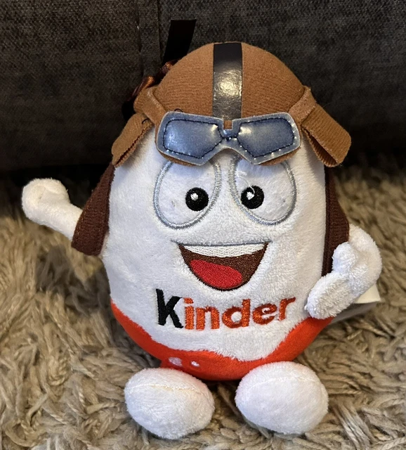 KINDER KINDERINO PLUSH Egg Soft Toy Parachute Backpack Goggles
