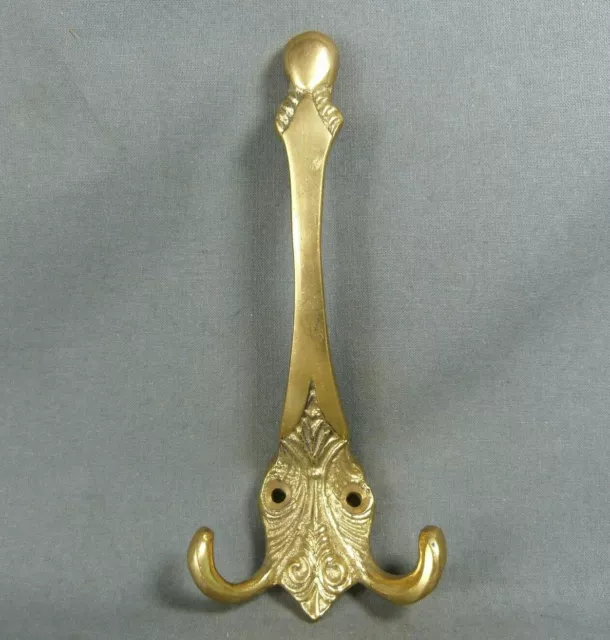 ⭐ Antique French Bronze Gilded Hook Coat Rack ⭐