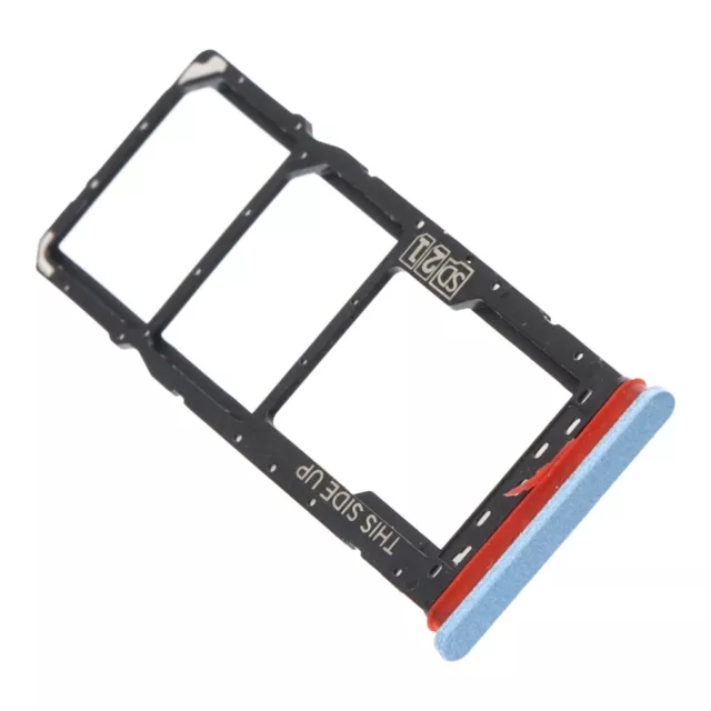 For  Motorola Moto E22 E22i  Dual Sim card sb tray holder slot blue