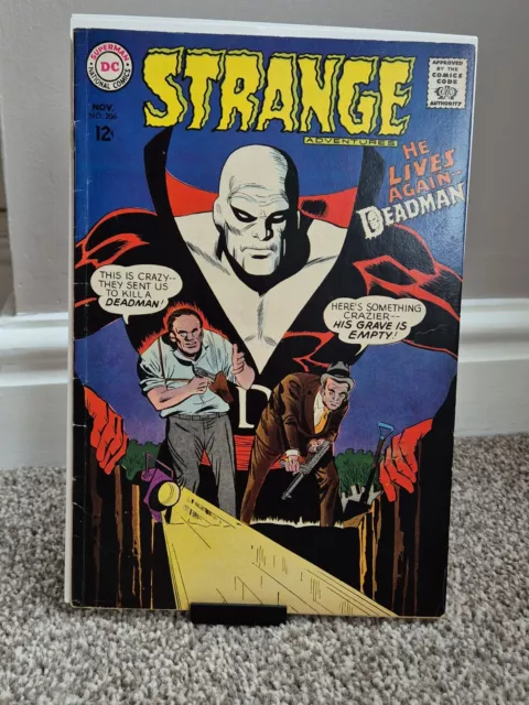 Strange Adventures 206 ftn 2nd Appearance of Deadman. VG+?