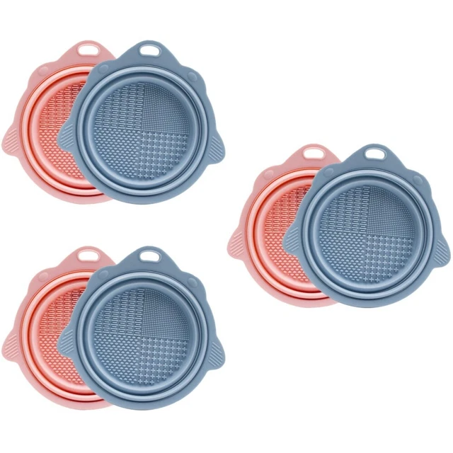6 Pcs Makeuo Ciotola Per La Pulizia Pennelli Trucco Cosmetico