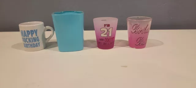 Funny Birthday Shot Glasses