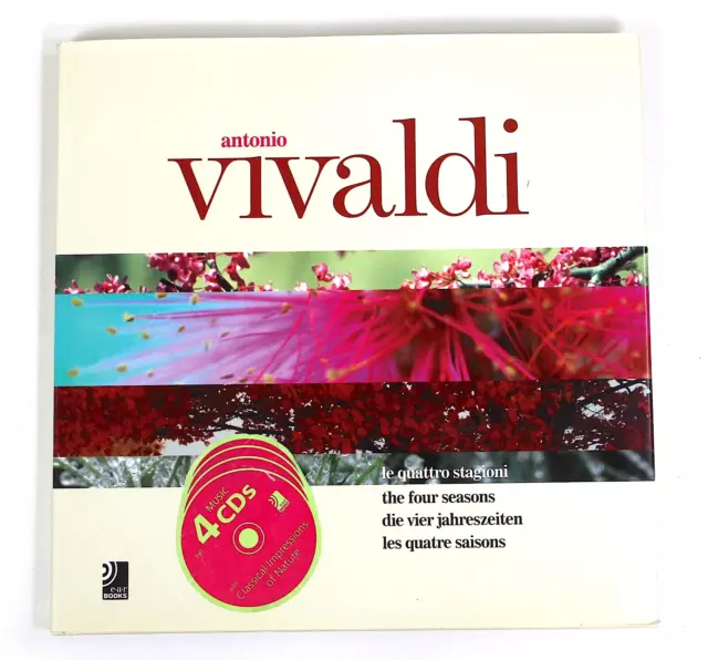 The Four Seasons Antonio Vivaldi Collector's Edition Book and Music CDs Rare New