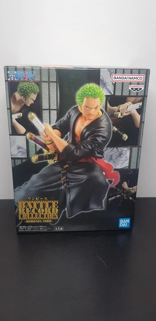 Action Figure Banpresto Roronoa Zoro – One Piece Battle Record Collection, PVC 16 Cm, Collezionabile Ufficiale