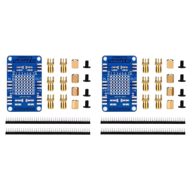 2X  Kit de Placa de Prueba de Analizador de Red Vectorial para Placa6688