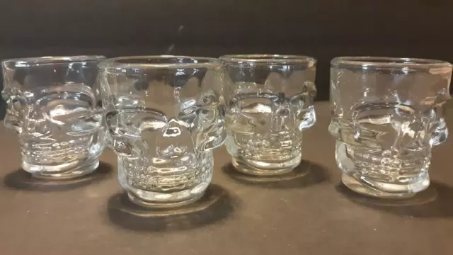 Skull Shot Glasses Set of 4