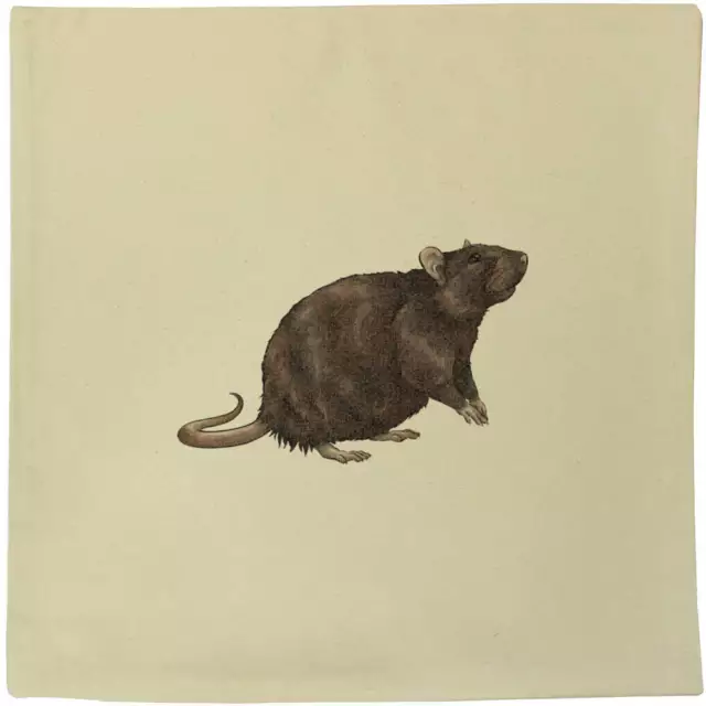 40cm x 40cm 'Brown Rat' Canvas Cushion Cover (CV00025515)