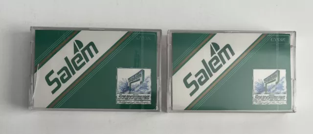 Lot 2 Vintage Tdk  D 90  Salem Cigarettes Type I  Blank Cassette Tapes Sealed