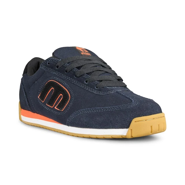 ETNIES LO CUT II LS Skate Shoes Navy Black Orange 44.99
