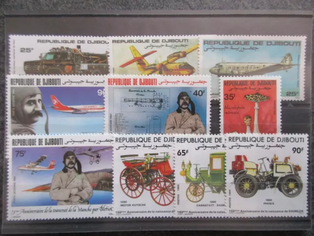 DJIBOUTI timbres neufs ** N° divers en TBE lot IW83