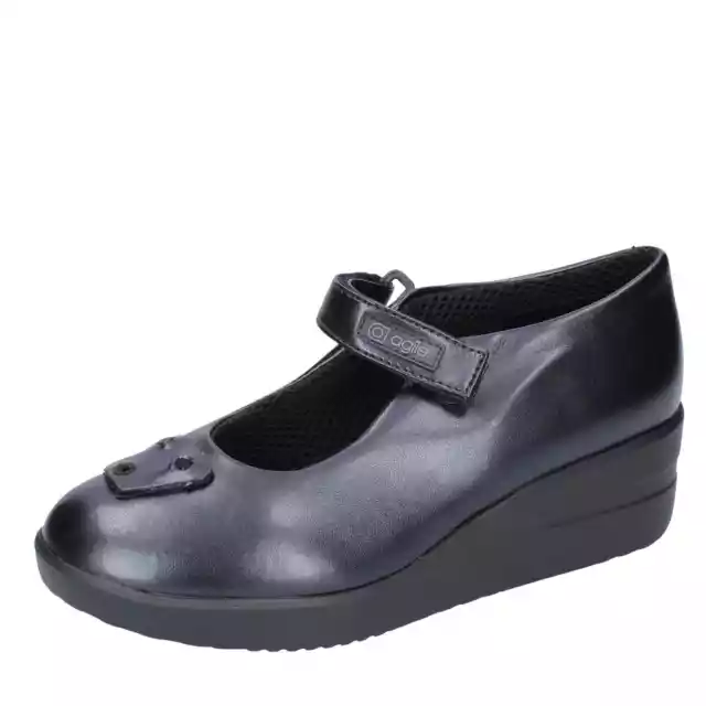 SCARPE DONNA AGILE by RUCOLINE sandali nero pelle sintetica 203
