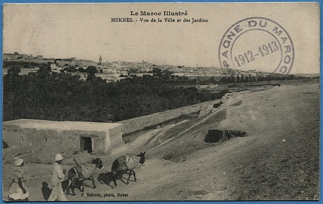 CPA: Le Maroc Illustré - MEKNES - Vue de la Ville et des Jardins