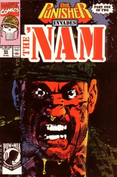 The 'Nam Marvel Comics #52 VF/NM 9.0 Punisher Invades The 'Nam pt.1 1990