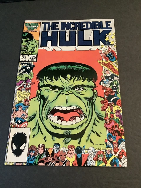 Incredible Hulk #325 Comic Book (1986 Marvel) 1st Rick Jones as the Hulk