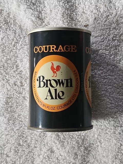 Courage Brown Ale 9.7oz Vintage Steel Beer Can EMPTY England