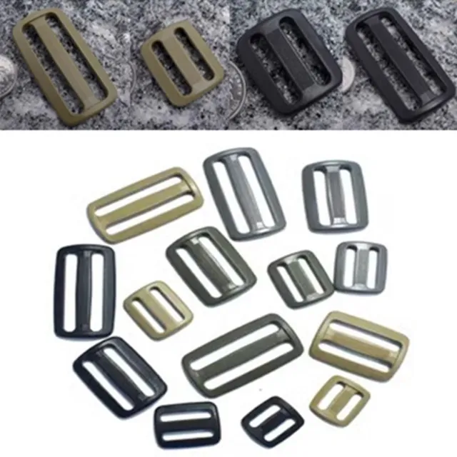 12 Pcs Overall Buckles Suspenders, Adjustable Replacement Buckle with  Rectangle Buckle Sliding Ribbon Slip Buckle () , 4cm