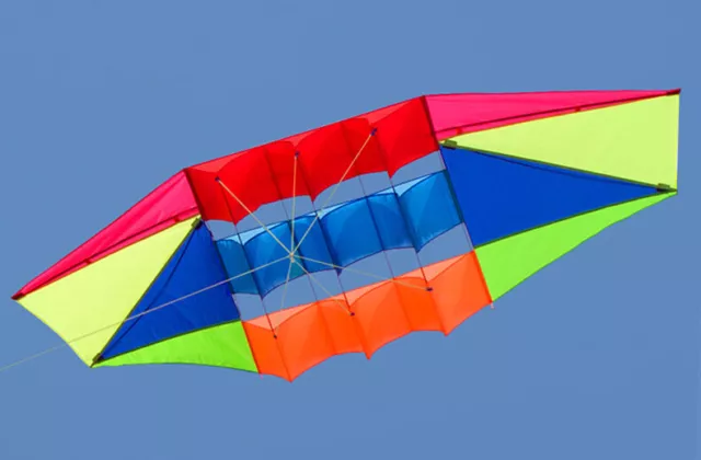 NEW 2.5m 3D Radar Power Stunt kite single line novetly Toys outdoor fun Sports