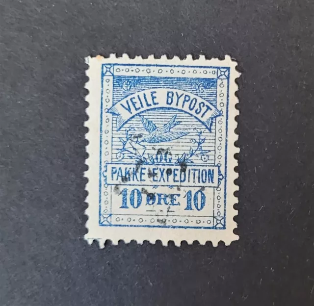 STAMPS DENMARK LOCAL POST VEILE USED - #4864a