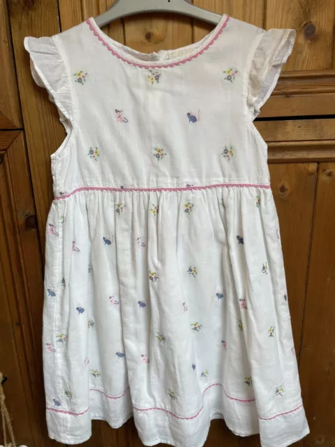 Girls JoJo Maman Bebe Dress Age 4-5 Years Vgc