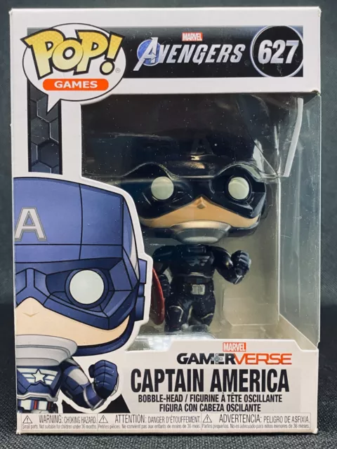 Funko Pop Captain America 627 Marvel Avenger Gamerverse Bobble-Head Vinyl Figure