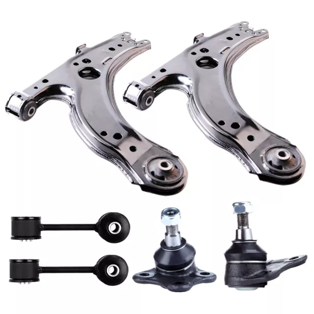Front Control Arm Ball Joint Sway Bar Suspension Kit For 01-05 Jetta Golf Beetle