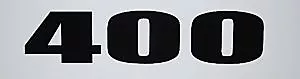 Engine Size Decals 400 Fits Plymouth Dodge Mopar Road Runner Police Charger