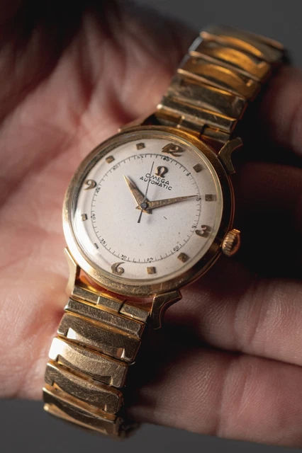Vintage 1951 Omega Watch - 14k Gold Filled - 33mm - G-6239 - Fancy Lug - Cal 351 Vintage 1951 Omega Watch - 14k Gold Filled - 33mm - G-6239 - Fancy Lug - Cal 351