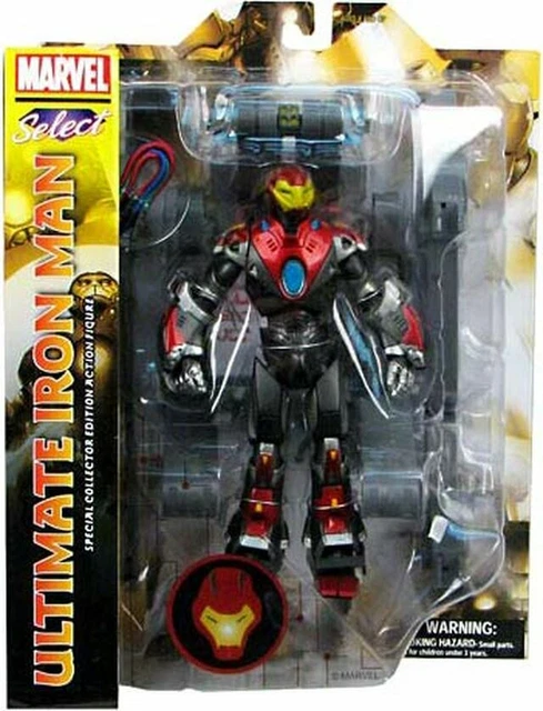 X-Men Marvel Select Ultimate Iron Man Action Figure DAMAGED PACKAGE 45a4