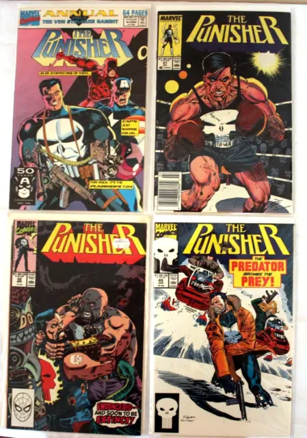Marvel Comics Lot The Punisher #4 Annual #21 #32 #49 Nice!! LOOK!!