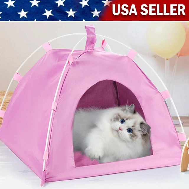 Portable Dog House Foldable Winter Warm Pet Bed Nest Tent Cat Puppy Kennel