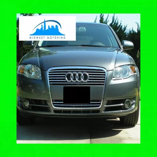 2005-2008 Audi A4 Cromo Recortar Para Parrilla Reja 5YR Garantía B7 B8