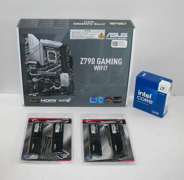 Kit Upgrade Intel Core I7 13700K + Placa Mãe ASUS ROG Strix Z790-A Gaming WiFi D4 LGA 1700 ATX