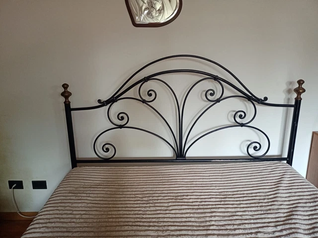 letto matrimoniale in ferro battuto