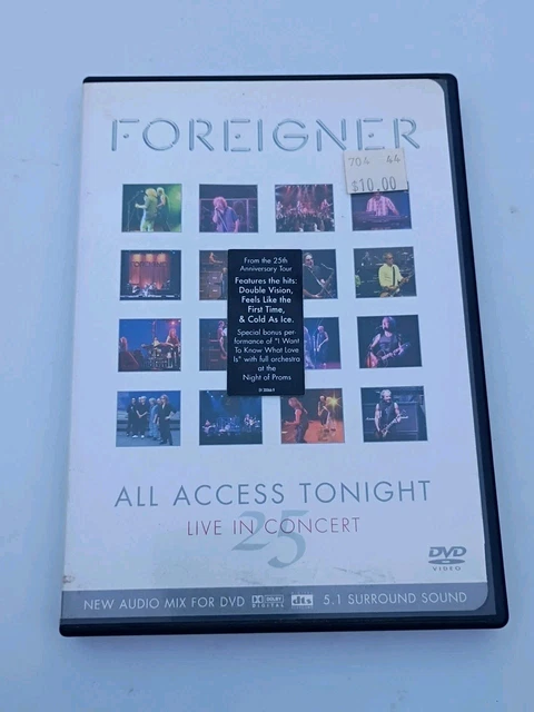 フォリナー/25 All Access Tonight DVD フォリナー/25 All Access Tonight DVD Amazon.com: Foreigner