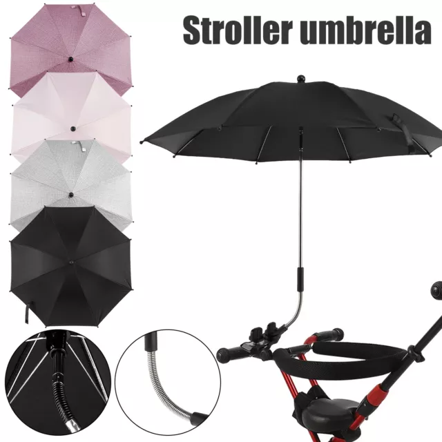 Universal Baby Parasol Sun Umbrella Pram Stroller Canopy Protect From Sun Rain|