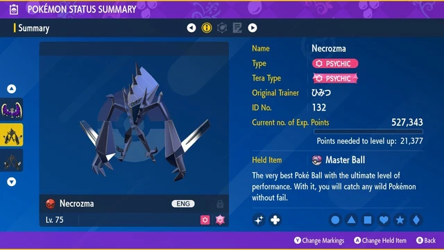 Pokémon Viola/Scarlatto - Mewtwo Ultra Lucido 6IV Con HA - Scambio Veloce - Regione Free