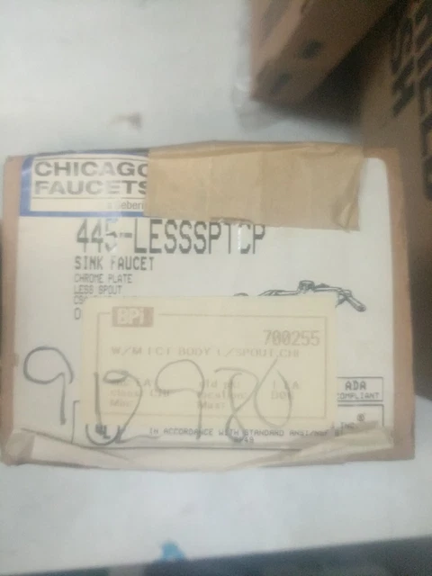Chicago Faucets 445-LESSSPTCP Manual Sink Faucet