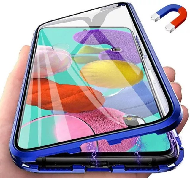 360° Magnétique Coque Verre Trempé AVANT+ARRIÈRE Redmi 8A 9A Note 8T 9s 9 Pro