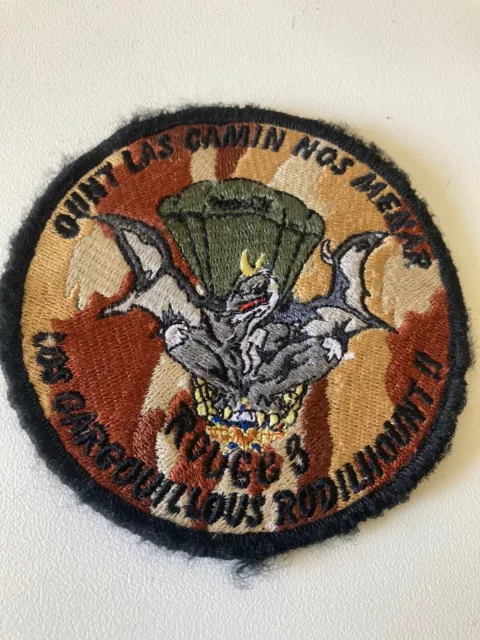 Patch Écusson PARA PARACHUTISTE I RCP OPEX ROUGE 3 Mission ?