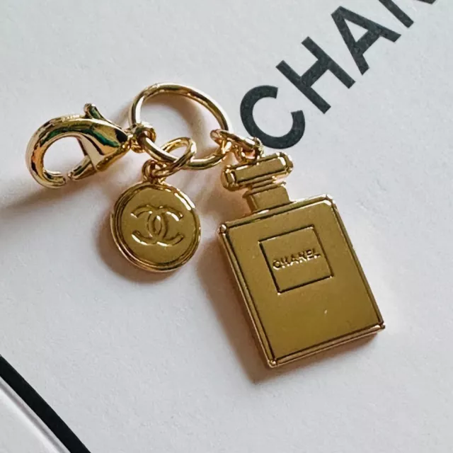 Chanel Perfume Bottle Holiday Special Limited Edition Logo Charm metal 2