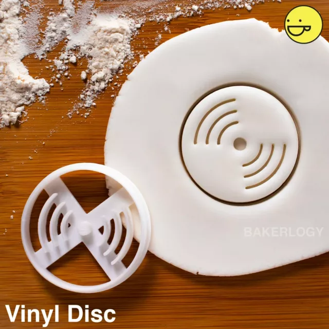 Vinyl Disc cookie cutter | record player turntable classic retro musician music