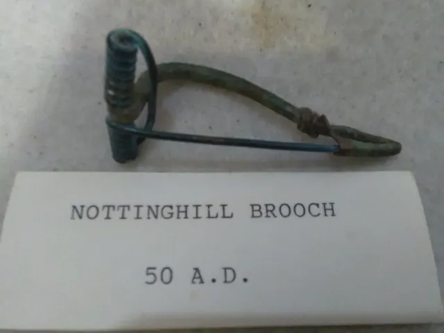 1/23C Ancient Gallo-Roman Bronze Brooch/Fibula