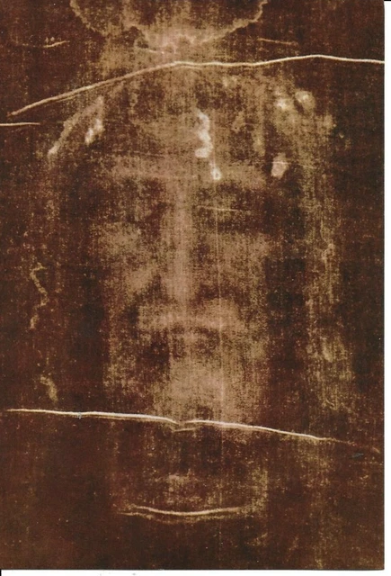 HOLY CARD OF the Holy Face of Jesus, a 1" Medal,& a 3rd Class Relic