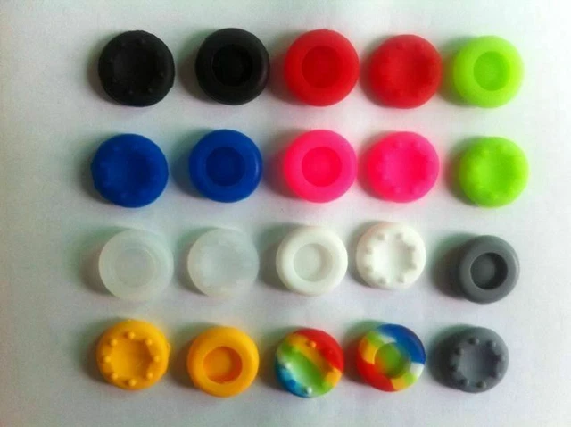 8Pcs Colorful Gel Analogue Thumb Grip Stick Caps For PS4/PS3 Xbox 360/Xbox One