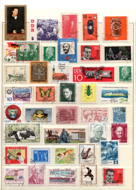 DDR 38  gestempelte Briefmarken (G04)