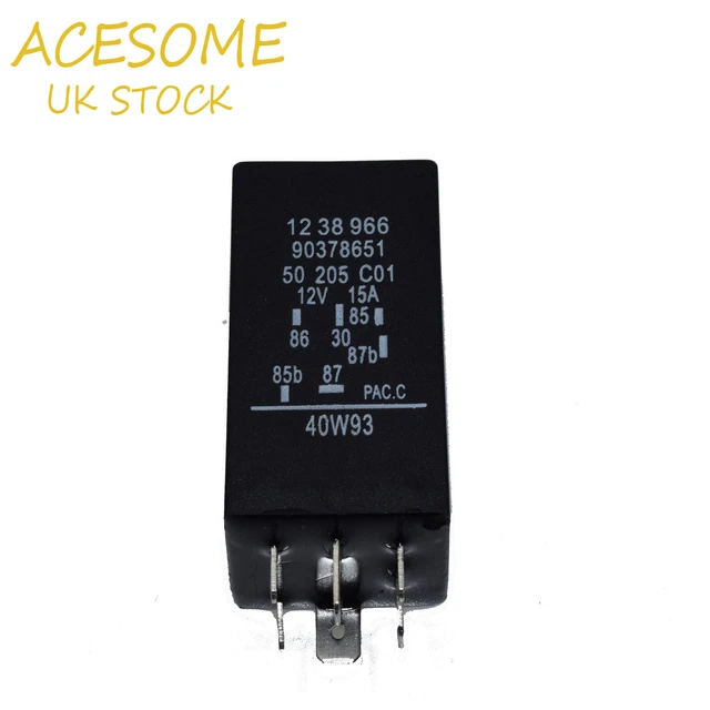 90378651 FUEL INJECTION Pump Relay 6 Pin For Vauxhall Opel Astra Calibra Corsa £8.99 PicClick UK