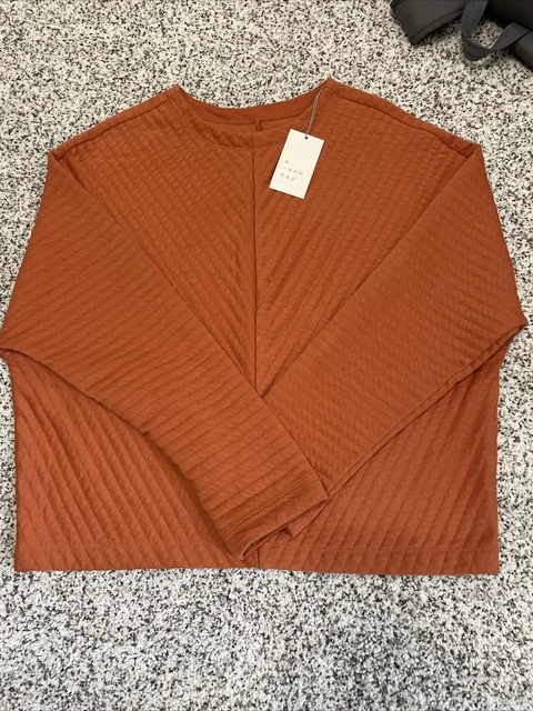 A New Day Burnt Orange Sweatshirt - Nwt Size Small