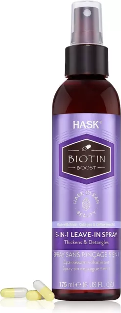 Biotin Boost 5-in-1 Leave-In Conditioner Thickening for All Hair Types, ...