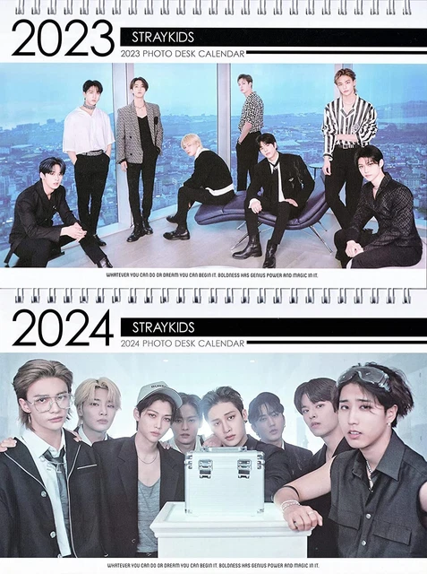 STRAY KIDS GOODS Desktop Calendar Photobook Calendar 2023-2024 2 Years
